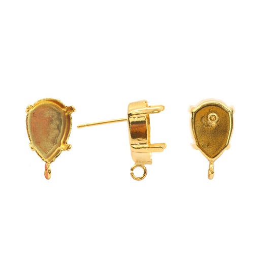 [24895] 4320DE setting arete + argolla abierta 10x14mm/rodio x par