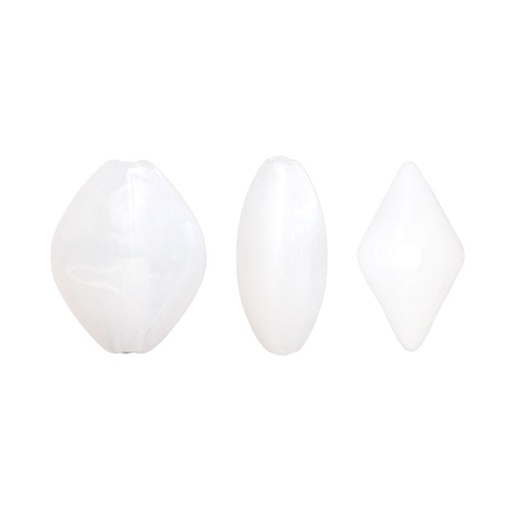 [19673] Acrilico oval 17x14mm AAB-51153-17 blanco C-9 x lb (690und)