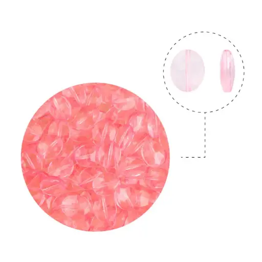 [27748] Acrilico 2480 oval 13x11mm light rose x 50 gr
