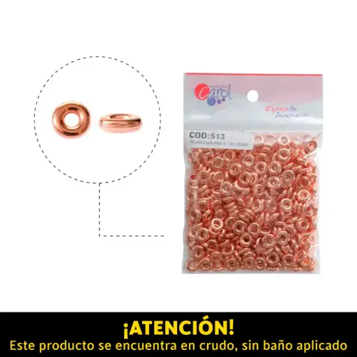 [00513] Plastimetal A004 argolla 10mm /R x 50g (282unds)