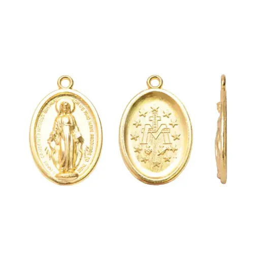 [04807] Dije virgen milagrosa 392-2  25x16mm/golfi x und