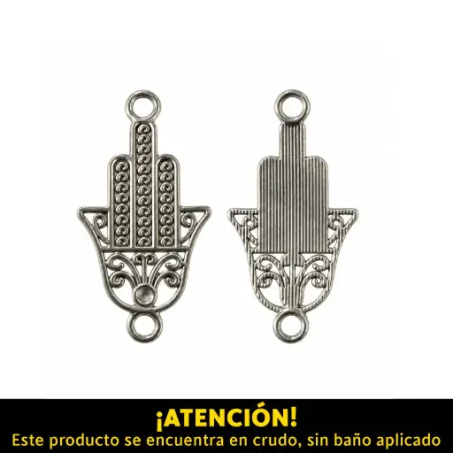 Herraje A36052/R mano de fátima 38.84x19.95mm x und