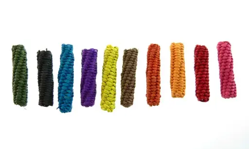 [09196] iraca tubos color surtido x docena