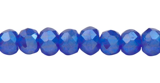 [08687] Murano rondela facetada 4mm capri blue 4AB x 100unds