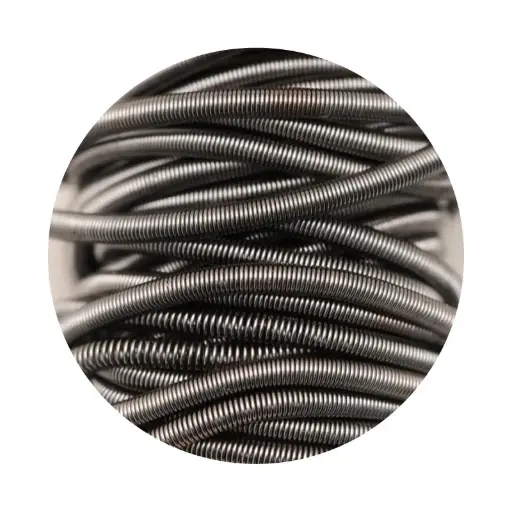 Alambre bullion - french wire 0.7mm plata envejecido x 5g