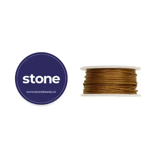 [03207] Cordon vibora 1mm 125 cafe claro x rollo 8m