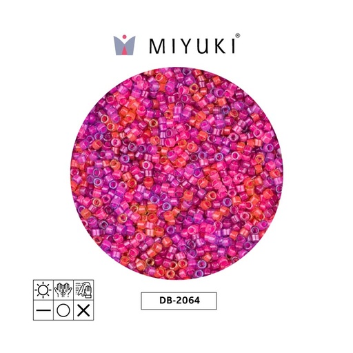 [07623] Miyuki delica 11/0 DB2064 luminous color mix x 50g