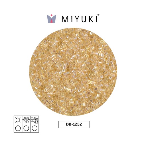 [04174] Miyuki delica 11/0 DB1252 claro beige lusterr x 50g
