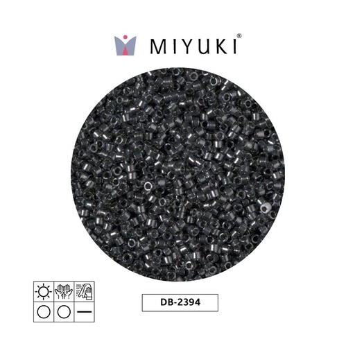 [01315] Miyuki delica 11/0 DB2394 color lined steel x 50g