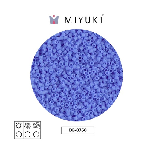 [04416] Miyuki delica 11/0 DB0760 mate opaco periwinkle x 50g