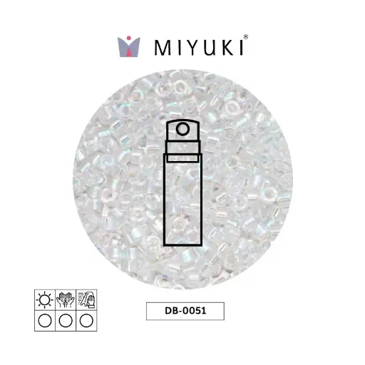 [06372] Miyuki delica 11/0 DB0051 cristal AB x 10g