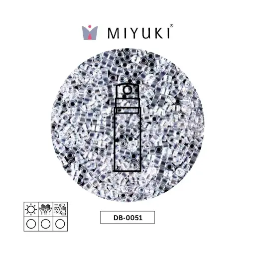 [06372] Miyuki delica 11/0 DB0051 cristal AB x 10g