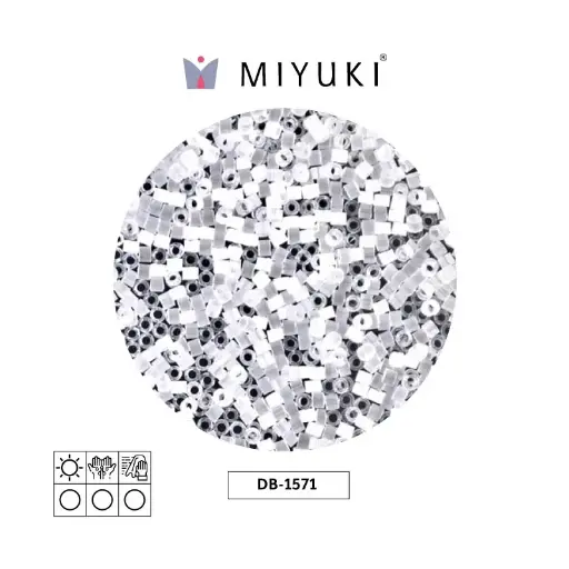 [02792] Miyuki delica 11/0 DB0635 satinado blanco x 50g