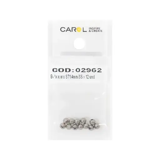 [02962] Balin acero ST1/4mm/SS x 12 und