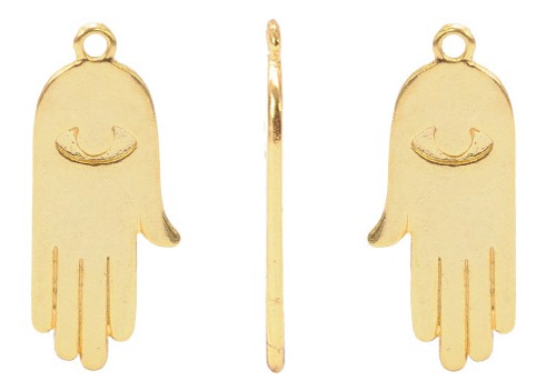 [03686] Dije mano hamsa A20983 31x13mm/Golfi x 4U