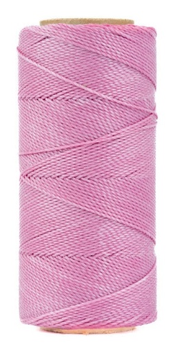 [03991] Cordon encerado linhasita 1mm 629 rosado x 168m