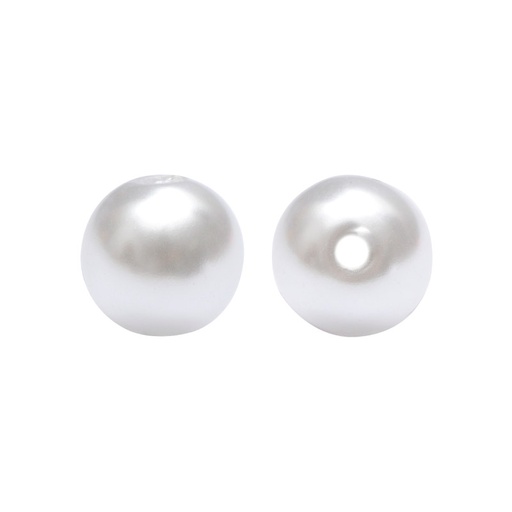 [06729] Perla sintetica redonda 8mm white A-01 x und