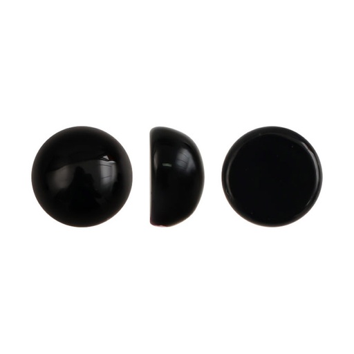 [00696] Cabuchón redondo 6mm onix x und