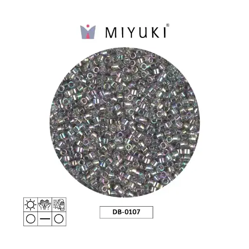 [26579] Miyuki delica 11/0 DB0107 tr goldluster grey x 50g