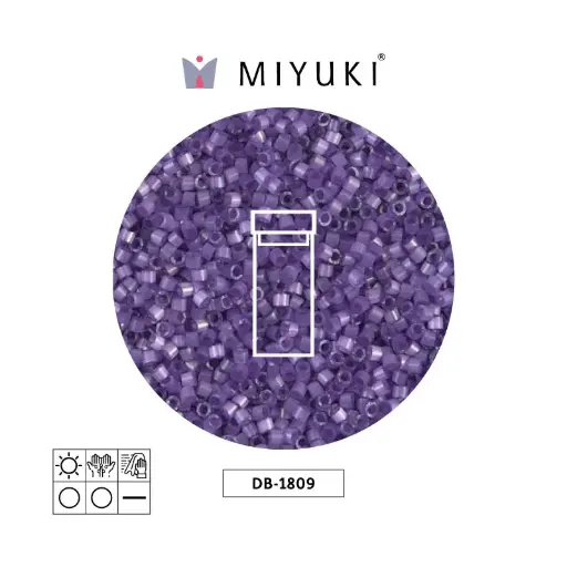 [20769] Miyuki delica 11/0 DB1809 lila satinado x 3g
