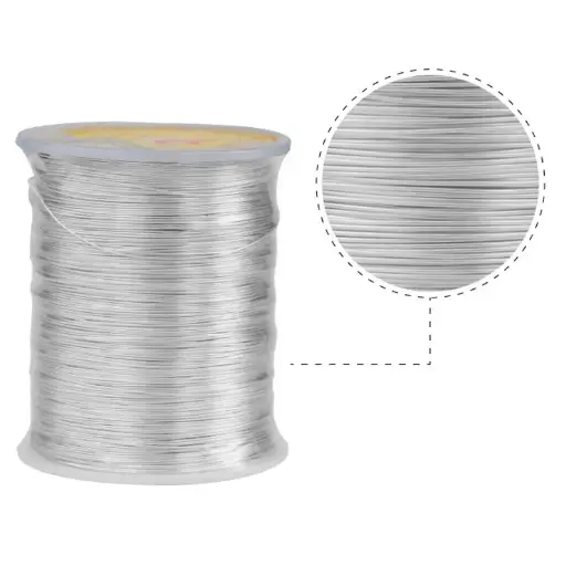 [14878] Hilo silver stone N.24 0.5mm x Kg (630m aprox)