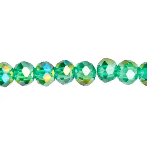 [05242] Murano rondela facetada 2mm blue zircon 24AB x 165unds