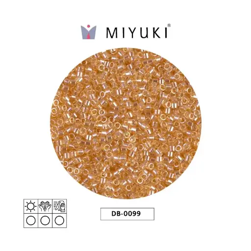 [27893] Miyuki delica 11/0 DB0099 transparente claro amarillo lusterr x 50gr