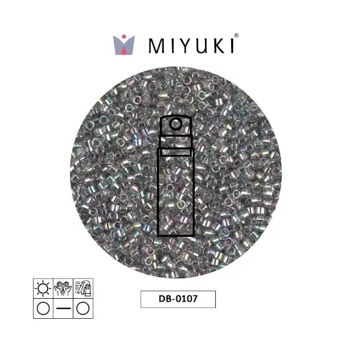 [28065] Miyuki delica 11/0 DB0107 tr goldluster grey x 10g