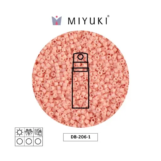 [15402] Miyuki delica 11/0 DB0206-1 opaco salmon x 10g