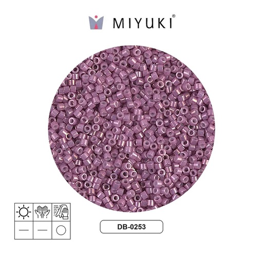 [27176] Miyuki delica 11/0 DB0253 op dk orchid luste x 50g