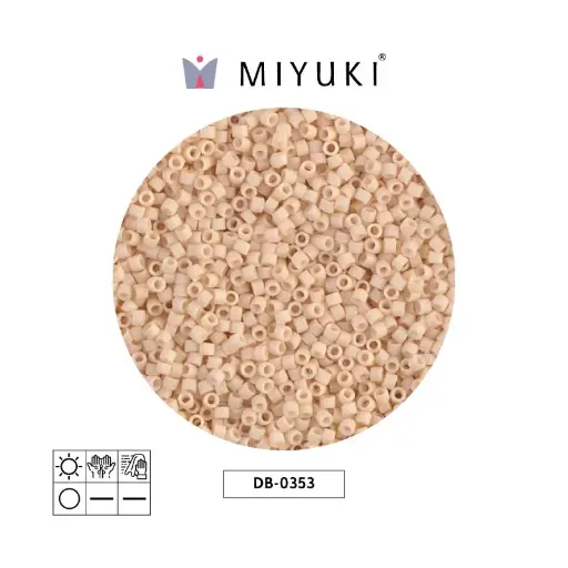 [16787] Miyuki delica 11/0 DB0353 matte opaque antique beige x 50g