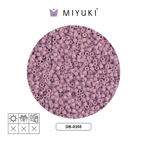 [29400] Miyuki delica 11/0 DB0355 matte opaque dusty orchid x 50g