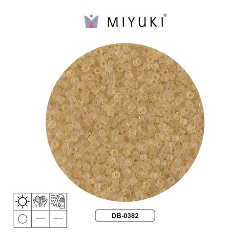 [32258] Miyuki delica 11/0 DB0382 mat tran pal topaz x 50gr