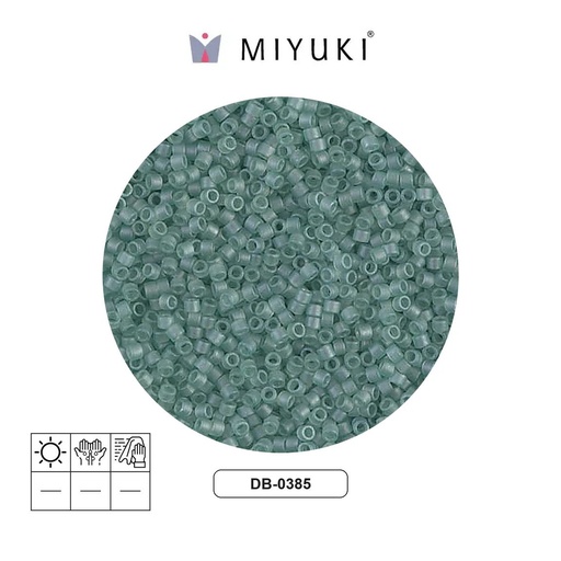 [28261] Miyuki delica 11/0 DB0385 sea green satin x 50g