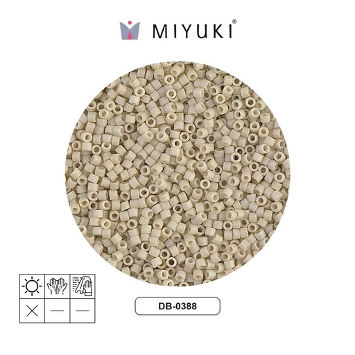 [15346] Miyuki delica 11/0 DB0388 hueso mate x 250g