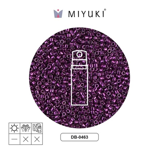 [28466] Miyuki delica 11/0 DB0463 galvani dk magenta x 10g