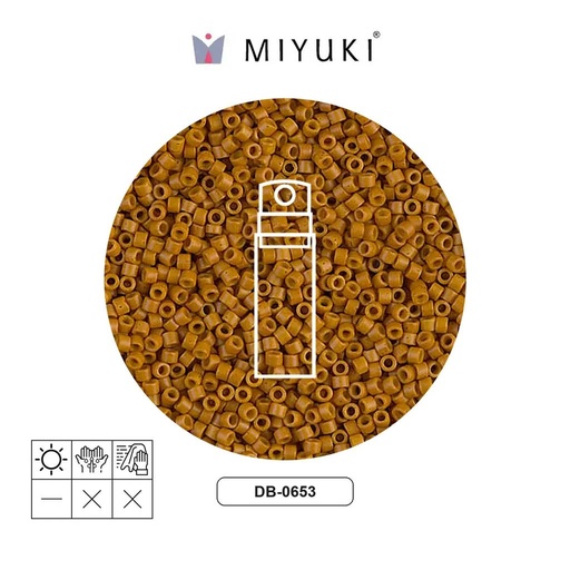 [27896] Miyuki delica 11/0 DB0653 opaco pumpkin x 10g
