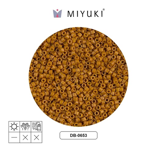 [27289] Miyuki delica 11/0 DB0653 opaque pumpkin x 50g
