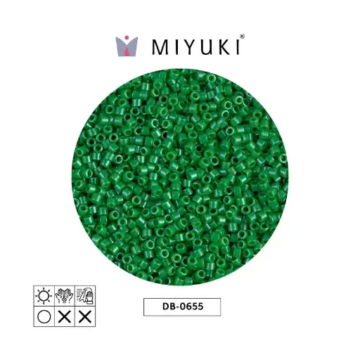 [14477] Miyuki delica 11/0 DB0655 opaque kelly green x 50gr