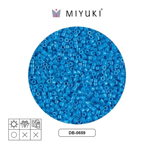 [29431] Miyuki delica 11/0 DB0659 opaque dark turquoise blue x 50g