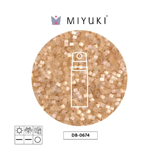 [04815] Miyuki delica 11/0 DB0674 cream silk satin x 10g
