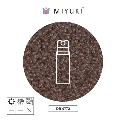 [15439] Miyuki delica 11/0 DB0772 mate transparente cinnamon x 10g