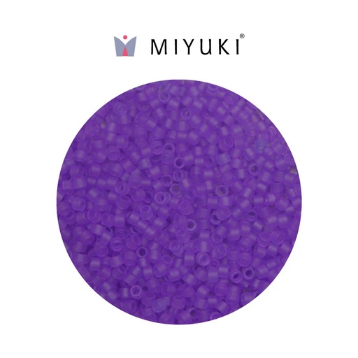 [23761] Miyuki delica 11/0 DB0783 frosted transparent purple x 50g