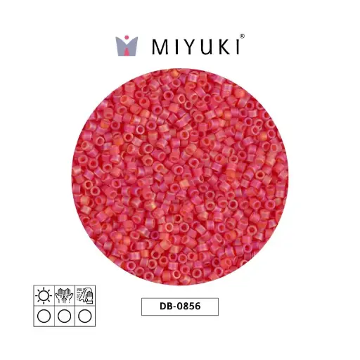 [15350] Miyuki delica 11/0 DB0856 matter claro rojo AB x 250gr