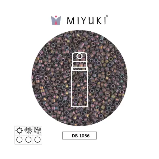 [16351] Miyuki delica 11/0 DB1056 mate metalizado taupe dorado AB x 10g