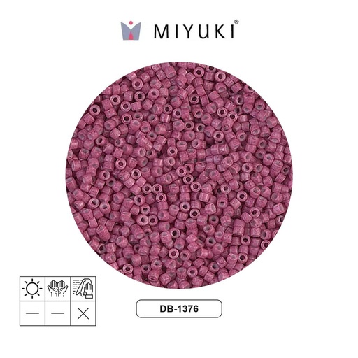[28884] Miyuki delica 11/0 DB1376 opaque antique rose x 50g