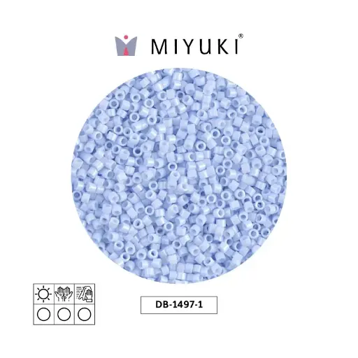[28579] Miyuki delica 11/0 DB1497-1 opaco claro cielo azul x 50g