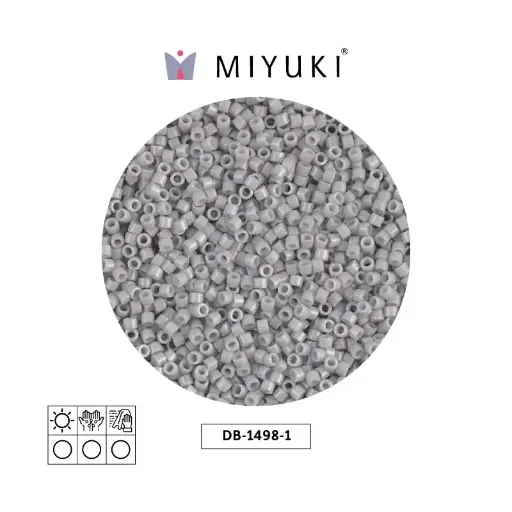 [28580] Miyuki delica 11/0 DB1498-1opaque light smoke x 50g