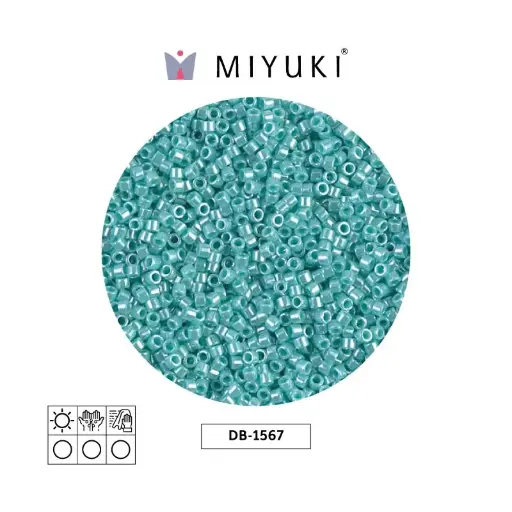 [28428] Miyuki delica 11/0 DB1567 opaque sea opal luster x 50g
