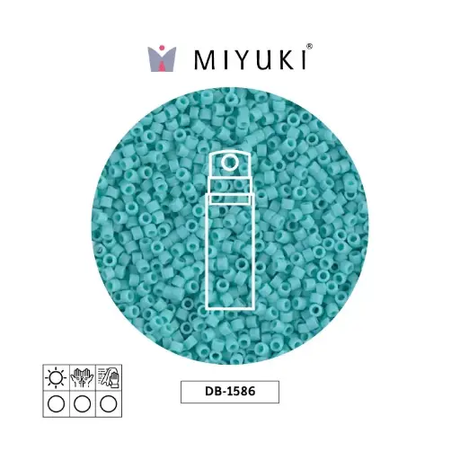 [01655] Miyuki delica 11/0 DB1586 opaque matte sea opal x 10g